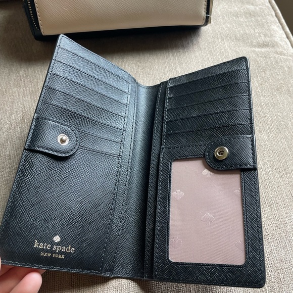 Kate Spade Wallet Blush/Black - Picture 3 of 3